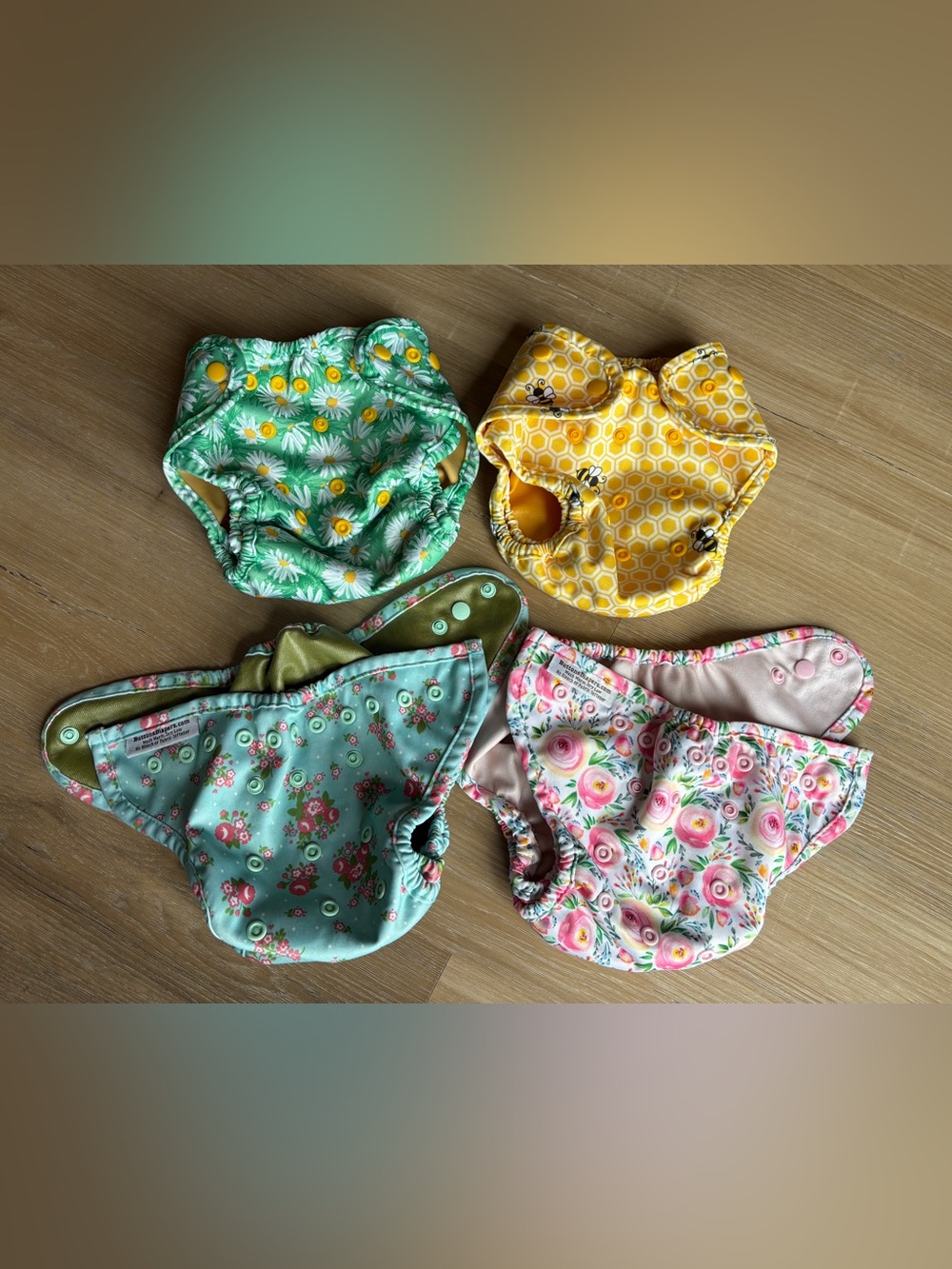 Cloth diaper covers - Button Diapers - Floral/Girly prints